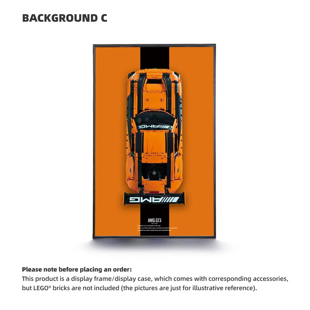CADA Display Frame for Master 1:8 Mercedes-f GT3 C64008W - Image 10