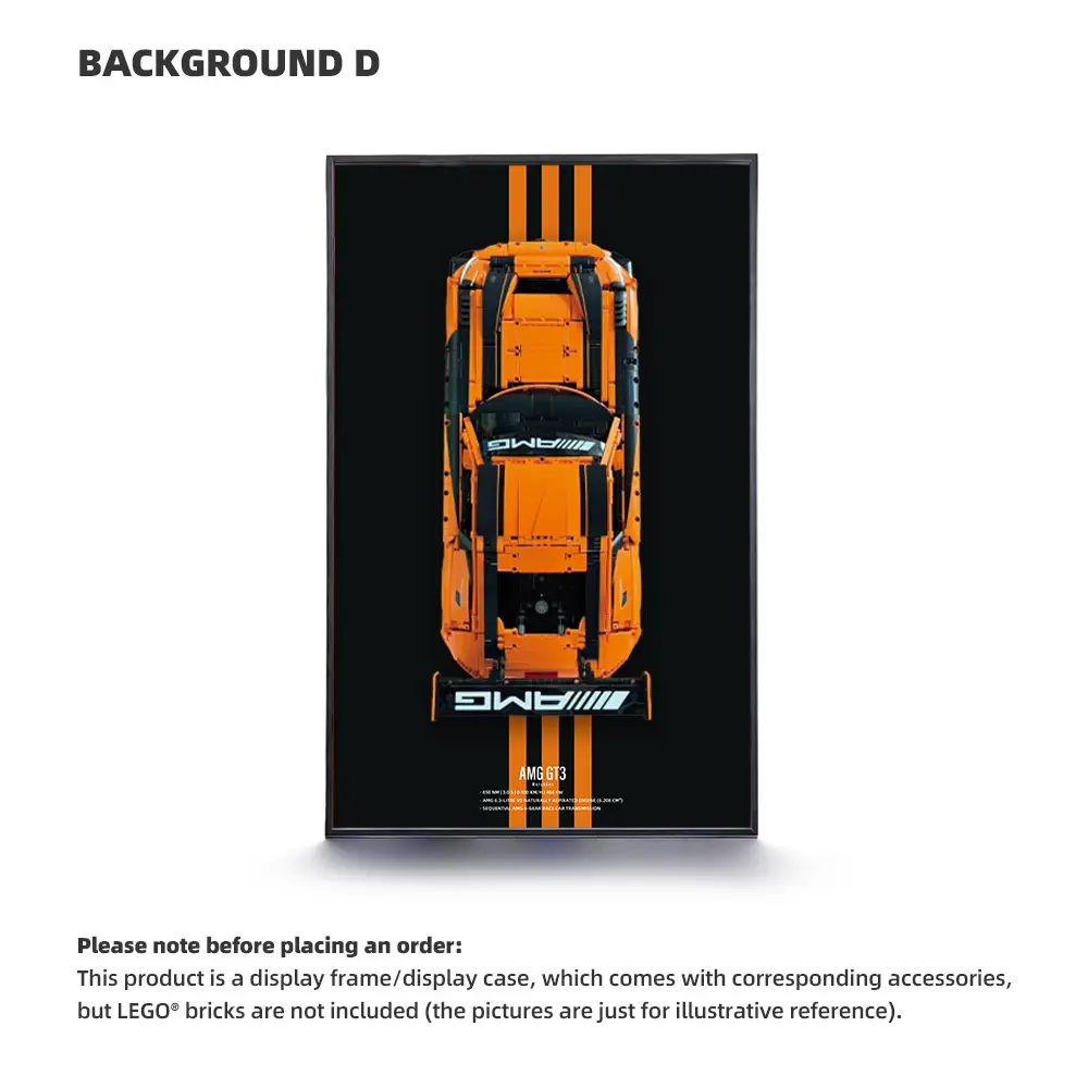 CADA Display Frame for Master 1:8 Mercedes-f GT3 C64008W - Image 11