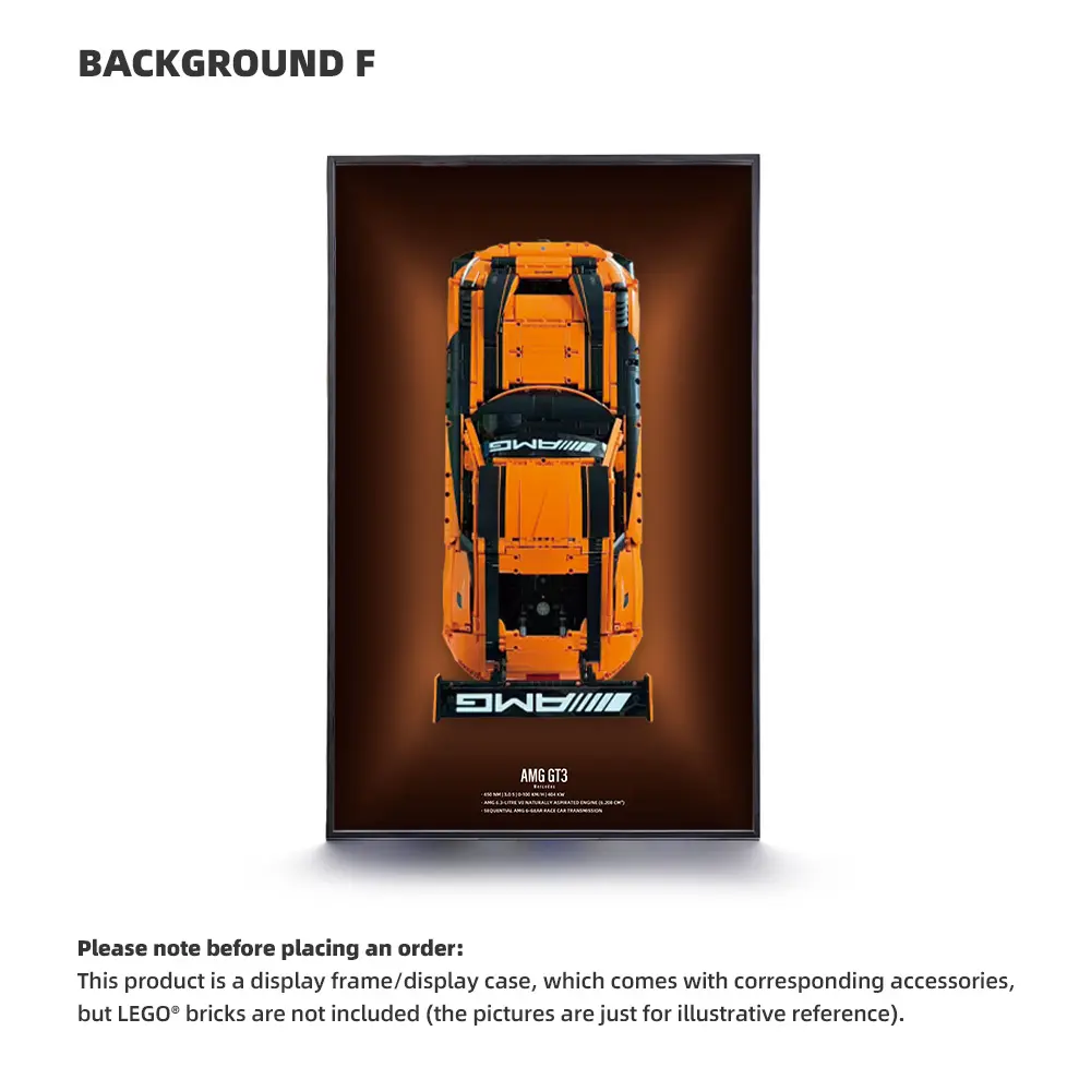 CADA Display Frame for Master 1:8 Mercedes-f GT3 C64008W - Image 13