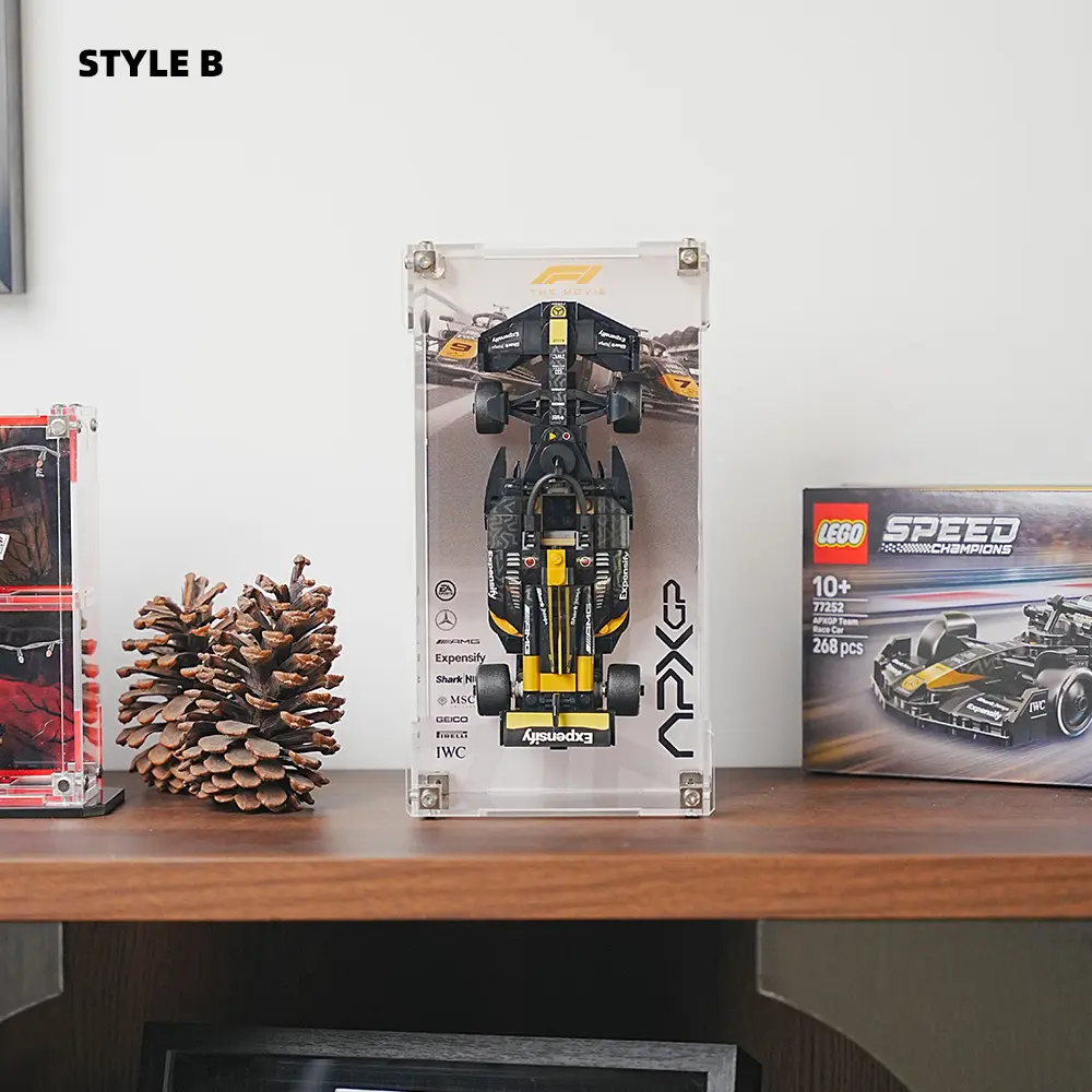 LEGO F1 Display Acrylic Case for APXGP Team Race Car from The Movie (77252) - Image 10