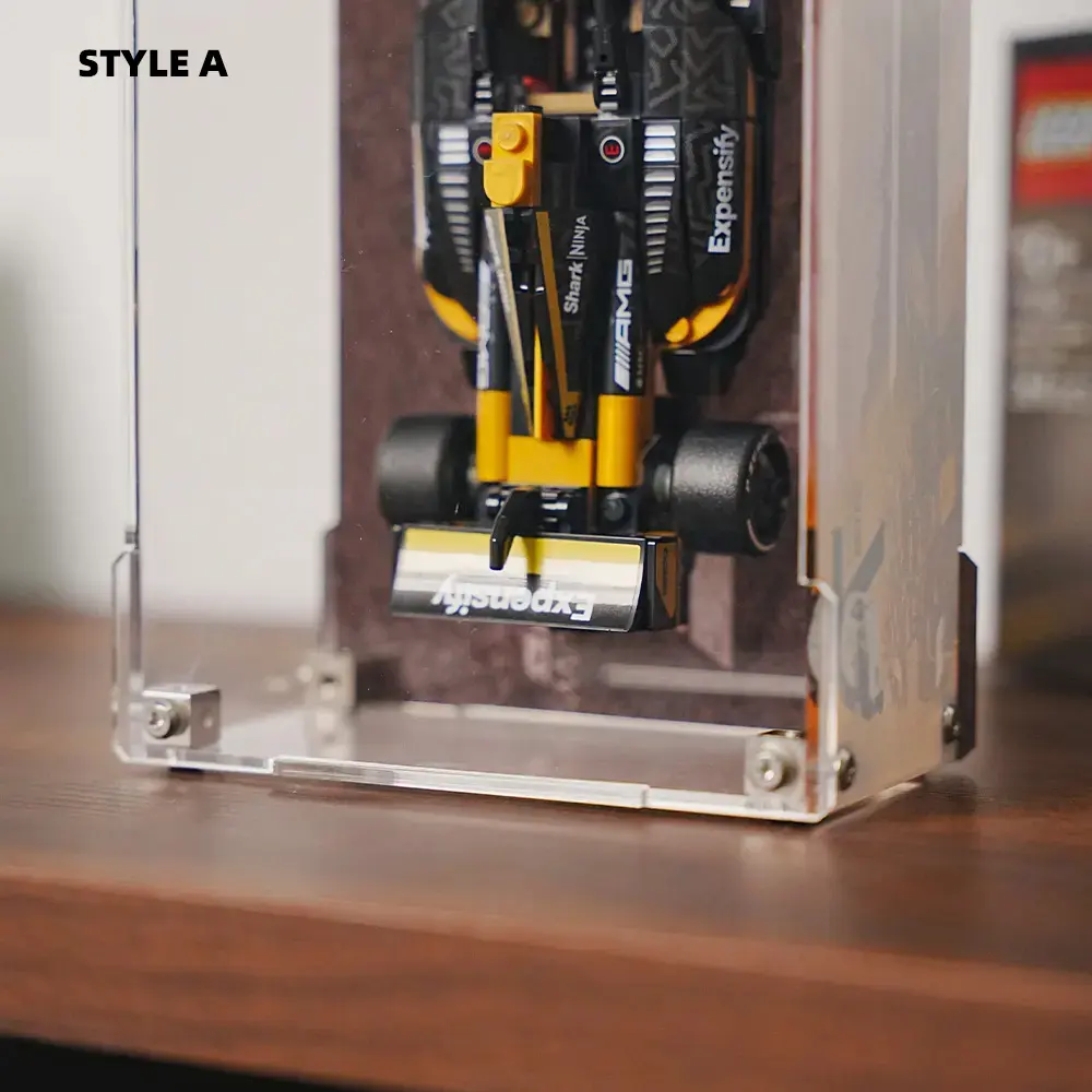 LEGO F1 Display Acrylic Case for APXGP Team Race Car from The Movie (77252) - Image 8