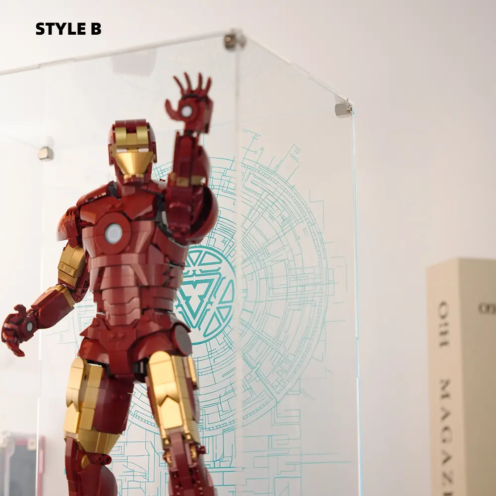 LEGO Display Case for Iron Man Mark 3 Collectors' Edition (76344) - Image 11