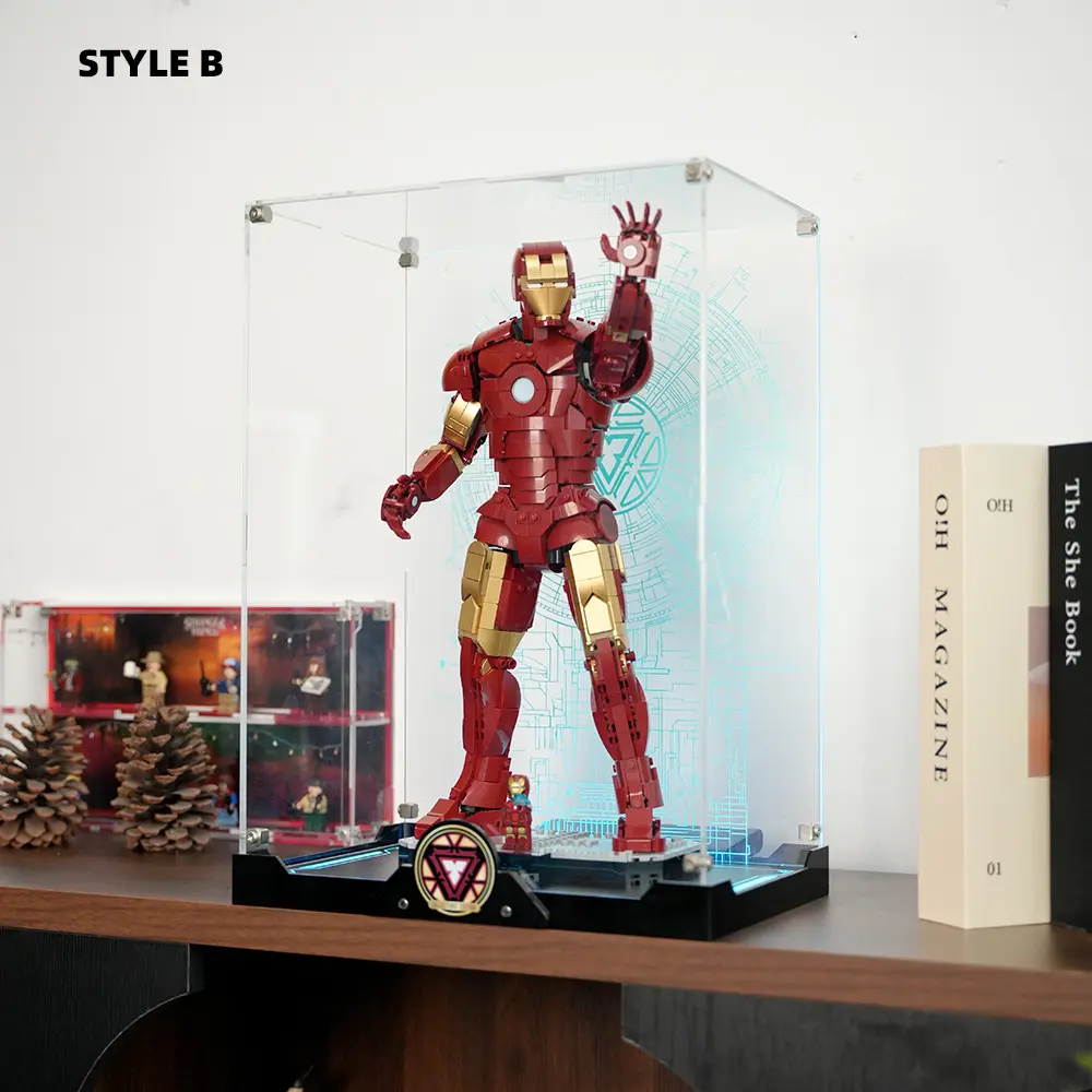 LEGO Display Case for Iron Man Mark 3 Collectors' Edition (76344) - Image 12