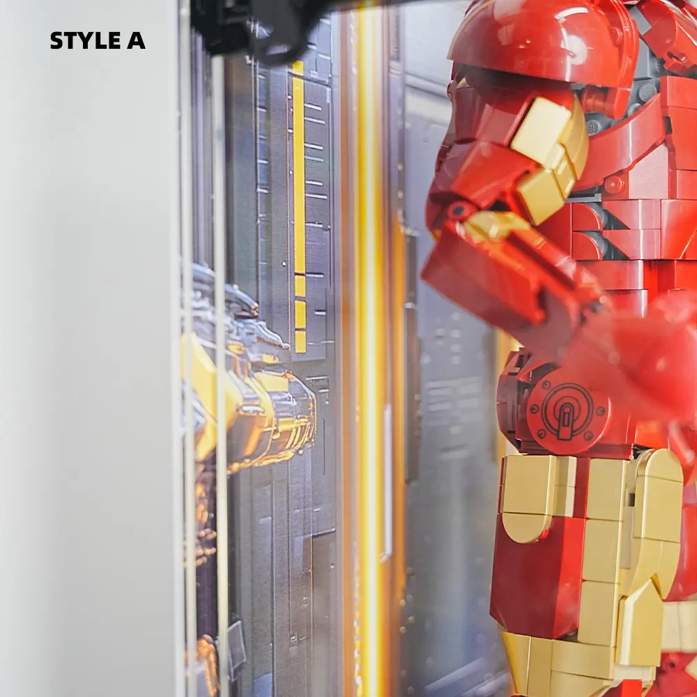 LEGO Display Case for Iron Man Mark 3 Collectors' Edition (76344) - Image 6