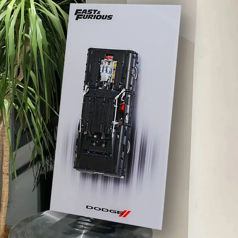 LEGO Display Frame for Fast & Furious Displayed in a FLOATING Style - Image 3