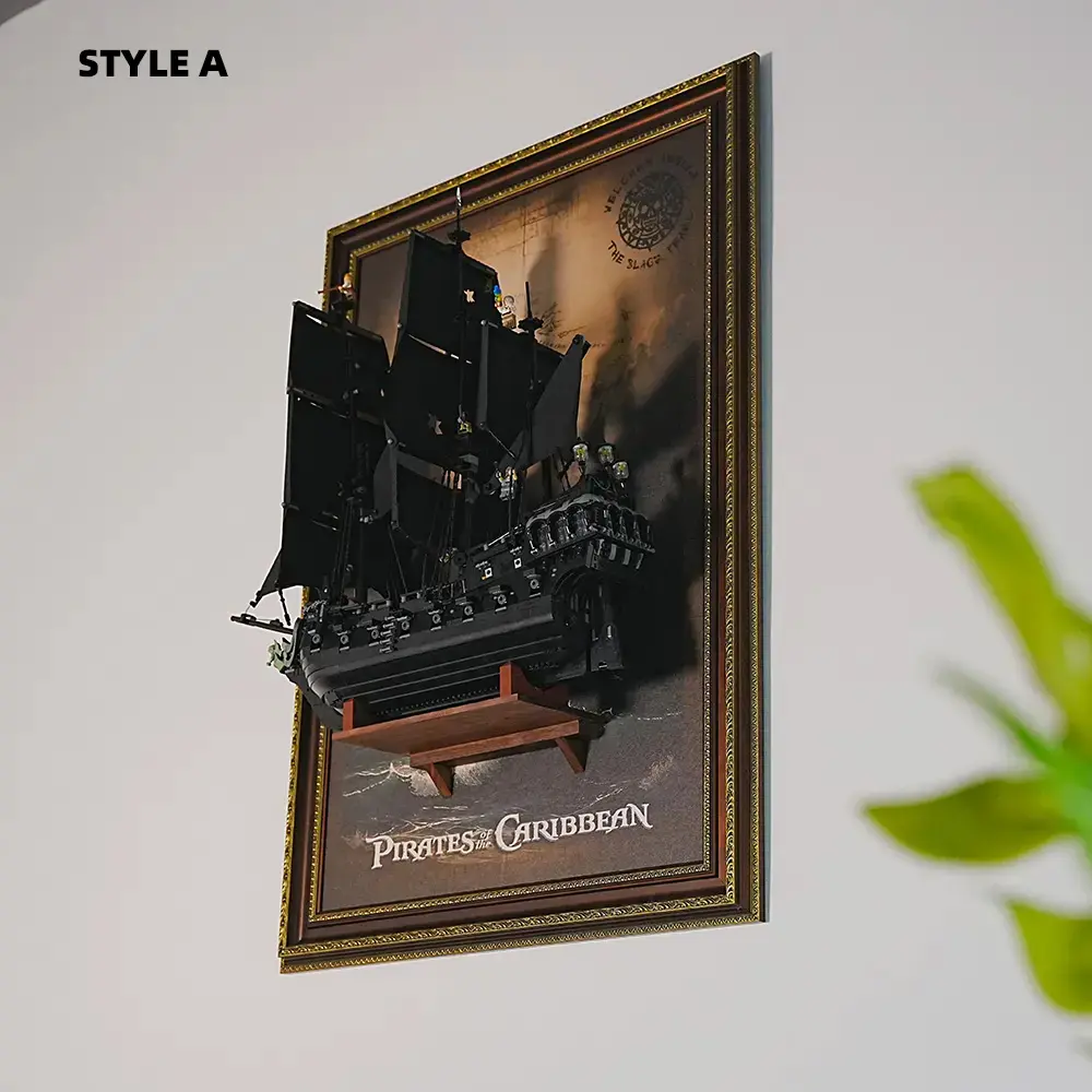 LEGO Display Frame for Captain Jack Sparrow's Pirate Ship (10365) - Image 4