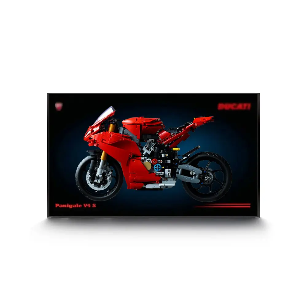 LEGO Display Frame for Ducati Panigale V4 S Motorcycle (42202) - Image 2