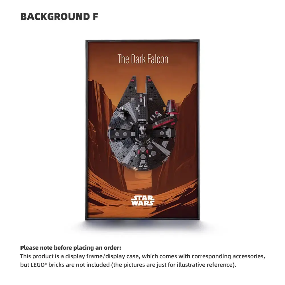 LEGO Display Frame for STAR WARS Dark Millennium Falcon (75389) - Image 6