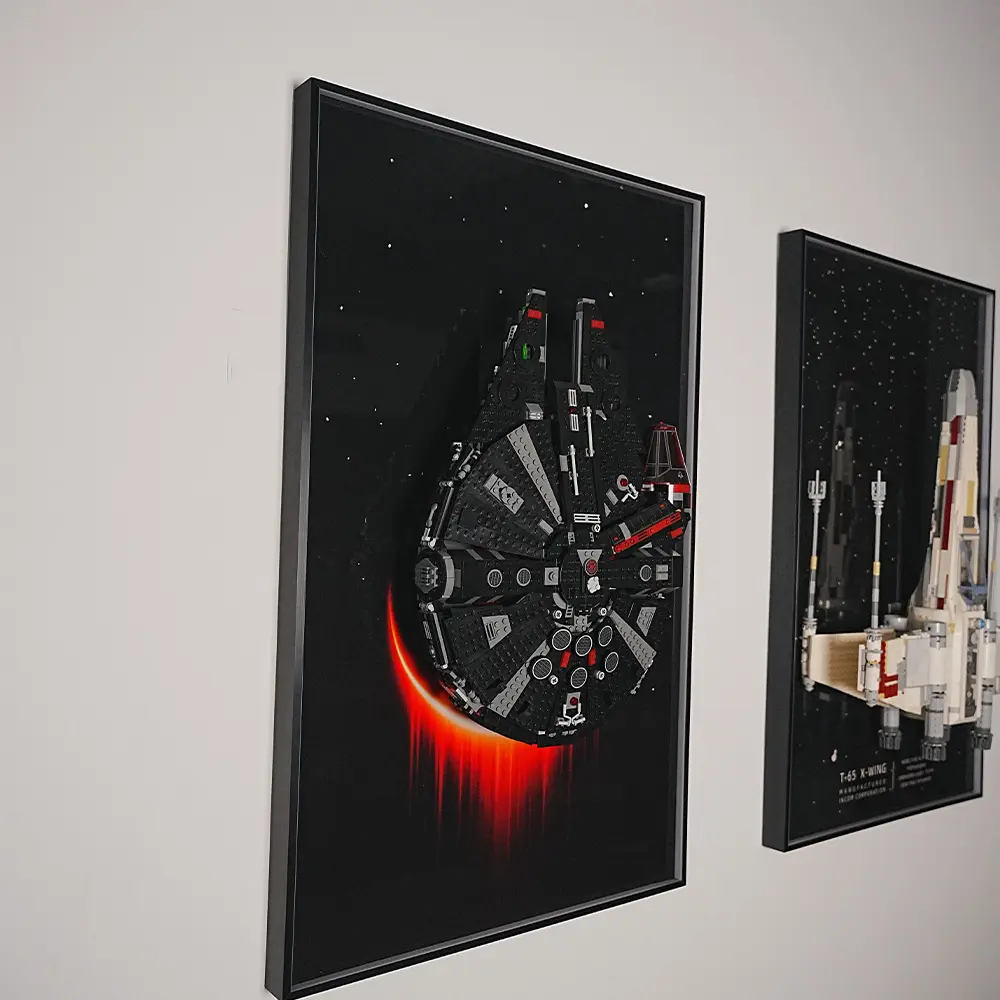 LEGO Display Frame for STAR WARS Dark Millennium Falcon (75389) - Image 8