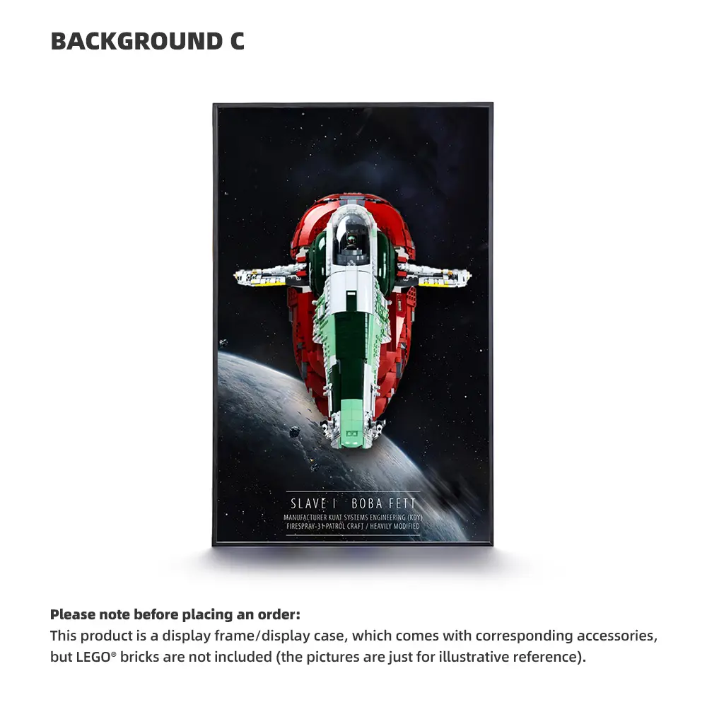 LEGO Display Frame for  STAR WARS Slave I (75060) - Image 3