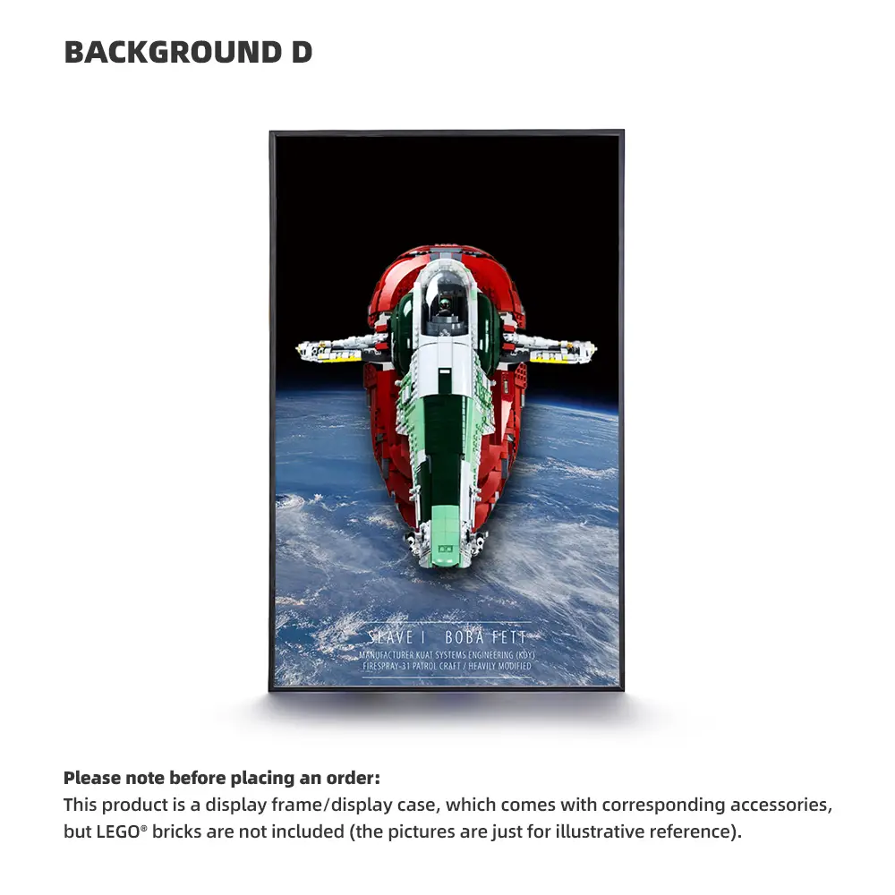 LEGO Display Frame for  STAR WARS Slave I (75060) - Image 4