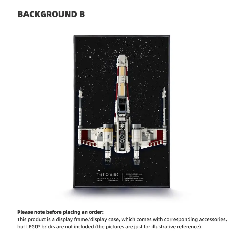 LEGO Display Frame for STAR WARS X-Wing Starfighter (75355)&(10240) - Image 2