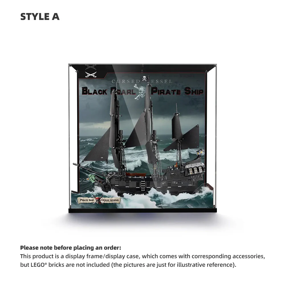 [pre-sale]LEGO Display Case for Captain Jack Sparrow's Pirate Ship (10365)