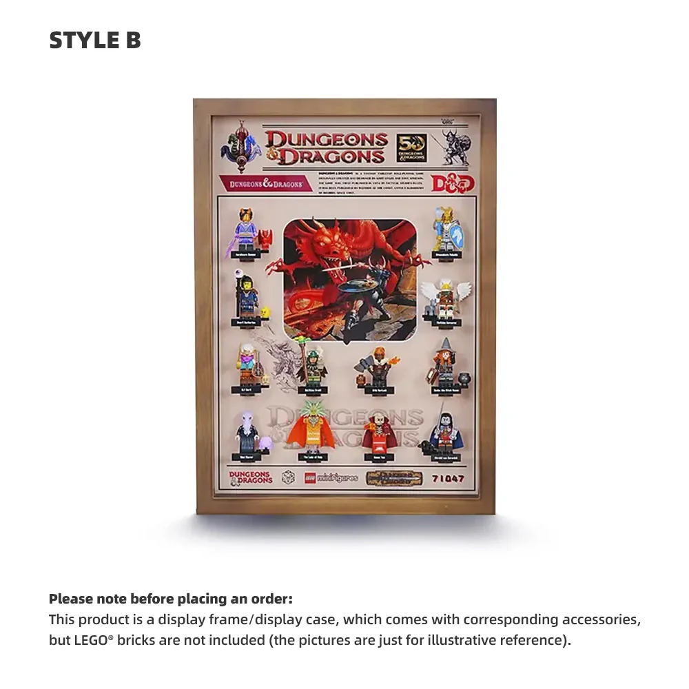 LEGO Display Case for Dungeons & Dragons Minifigures (71047) - Image 2