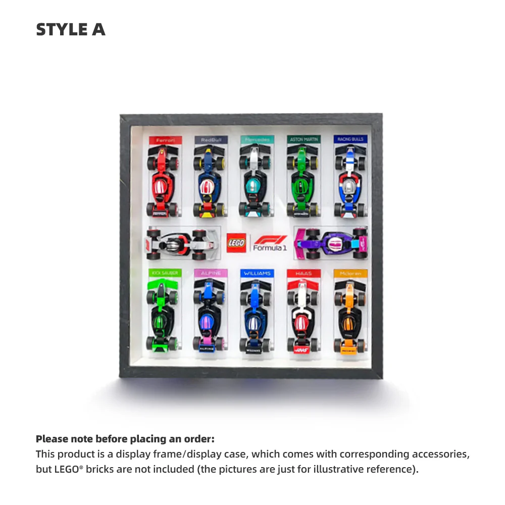 LEGO F1 Display Case for Collectible Race Cars (71049)