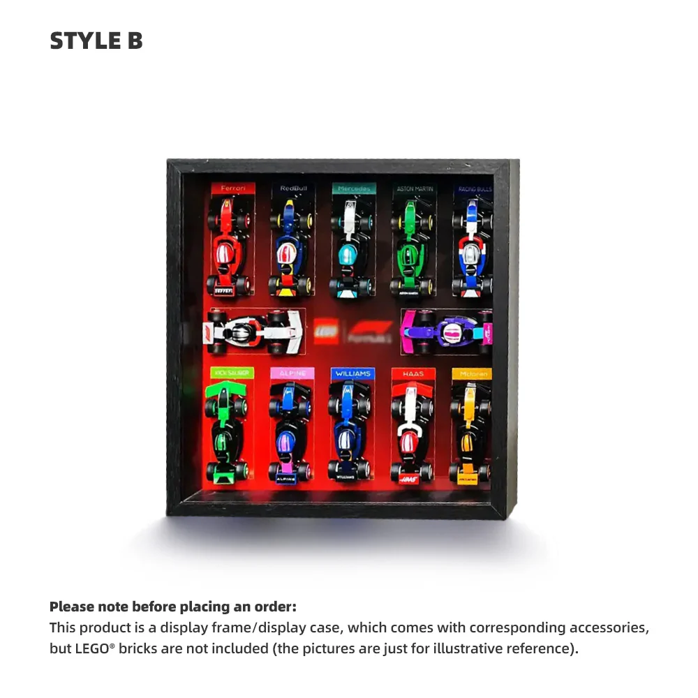 LEGO F1 Display Case for Collectible Race Cars (71049) - Image 2