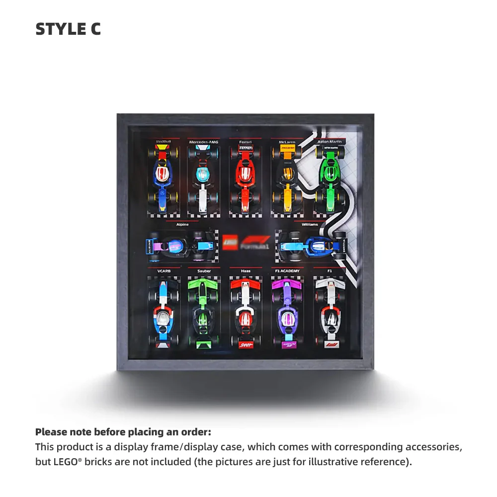 LEGO F1 Display Case for Collectible Race Cars (71049) - Image 3
