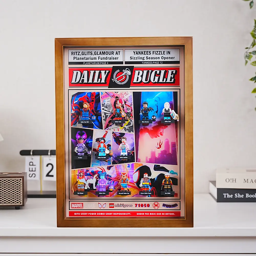 LEGO Display Case for Spider-Man: Across The Spider-Verse Minifigures Plus (71050) - Image 8