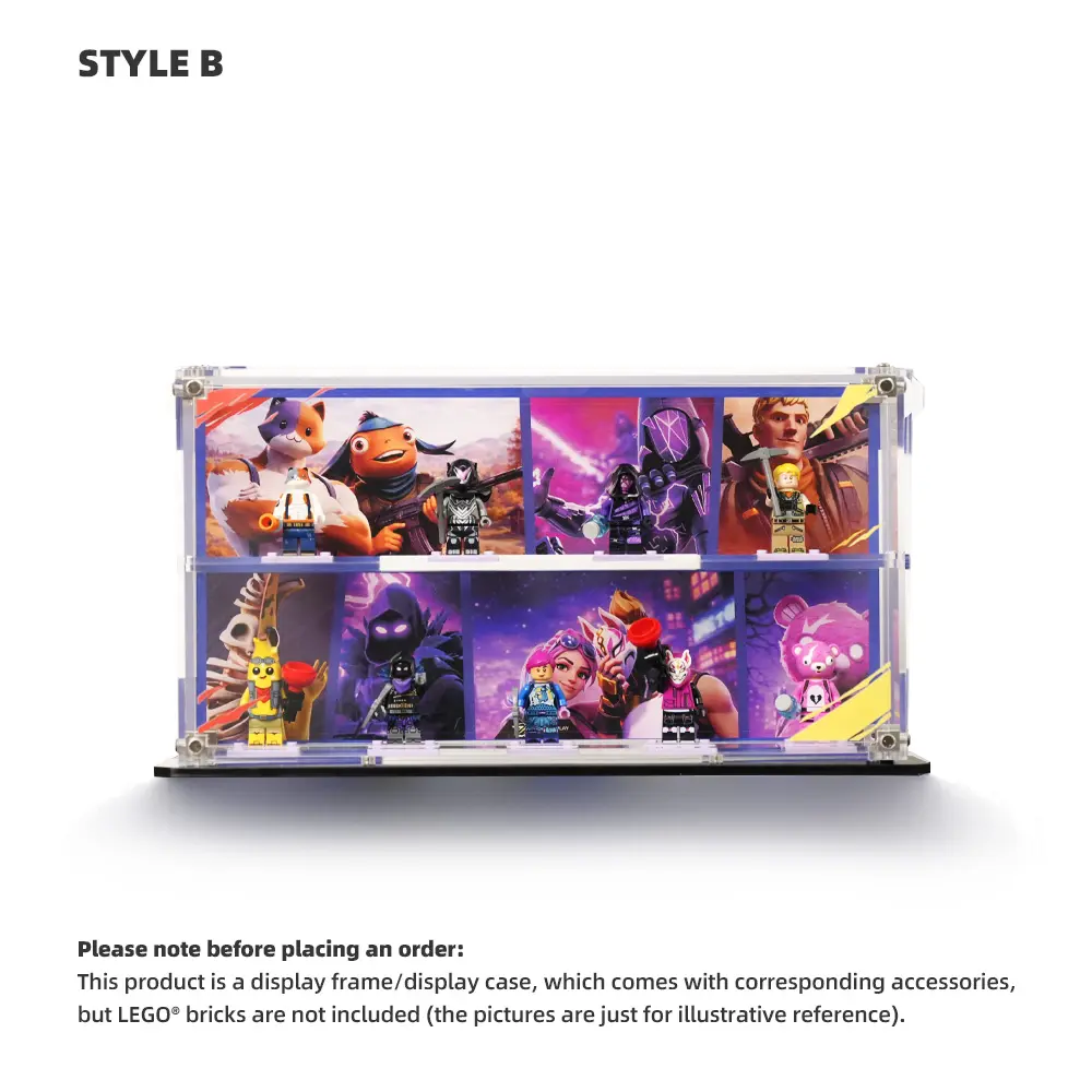 LEGO Display Acrylic Case for Battle Bus Minifigures(77073) - Image 10
