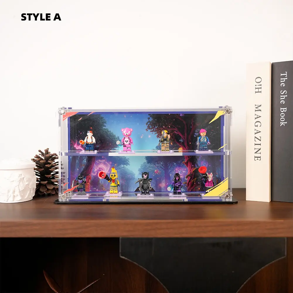 LEGO Display Acrylic Case for Battle Bus Minifigures(77073) - Image 2