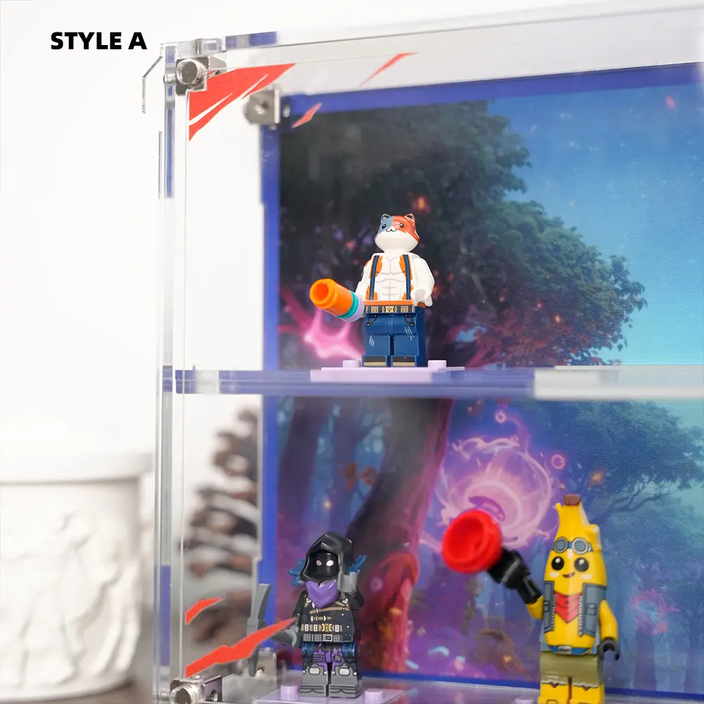 LEGO Display Acrylic Case for Battle Bus Minifigures(77073) - Image 6