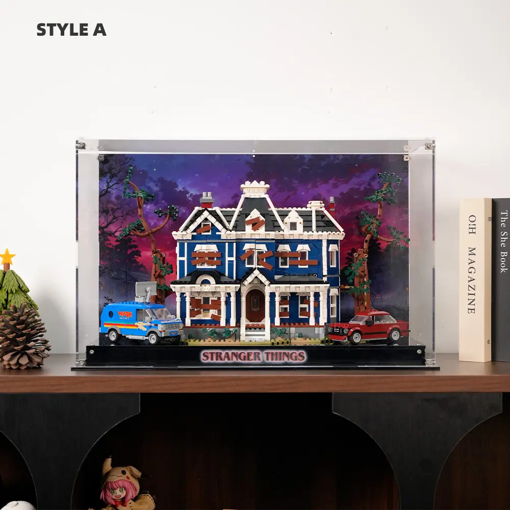 [pre-sale](Shipment in~15 days after order)LEGO Display Acrylic Case for Stranger Things: The Creel House (11370) - Image 2