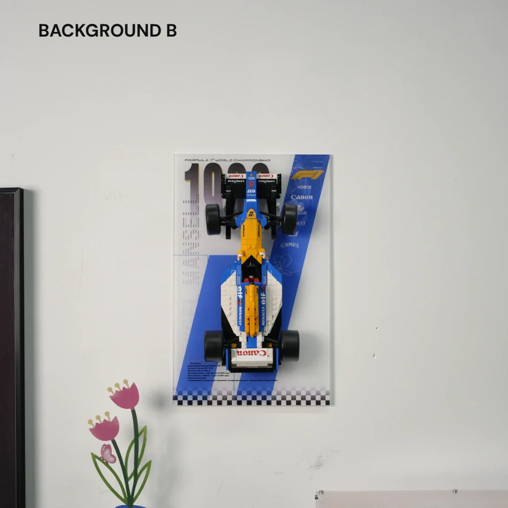 LEGO Display Acrylic Frame for Icons: F1 Legends (10330, 10353, 11375) - Image 11