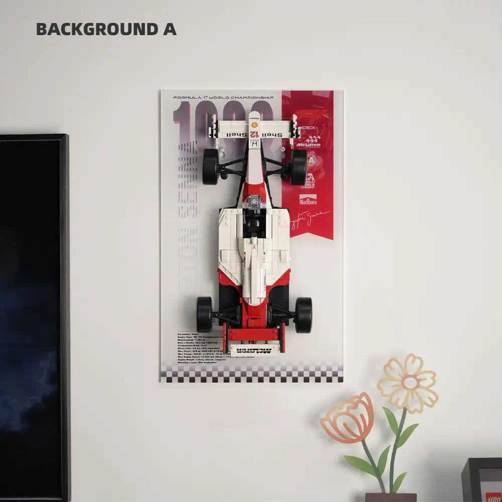 LEGO Display Acrylic Frame for Icons: F1 Legends (10330, 10353, 11375) - Image 4