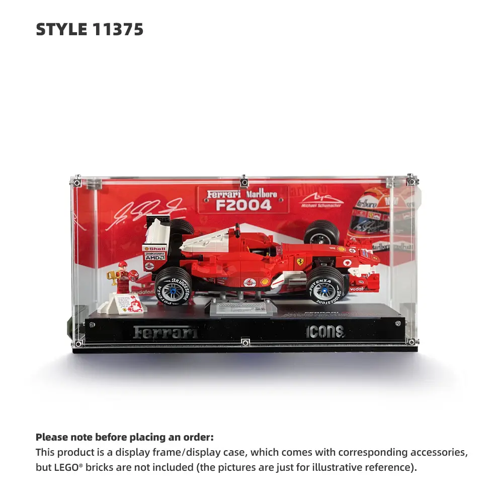 LEGO Display Case for Icons: F1 Legends (10330, 10353, 11375) - Image 3