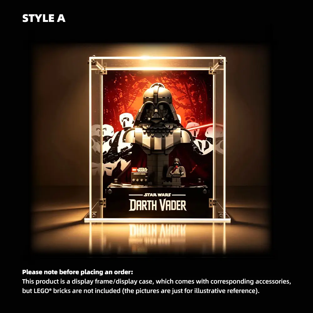 Acrylic Display Case for LEGO® Star Wars Darth Vader Bust (75439)