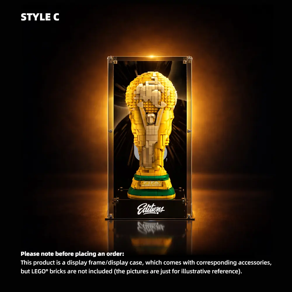 Acrylic Display Case for LEGO® Editions FIFA World Cup Official Trophy (43020) - Image 3