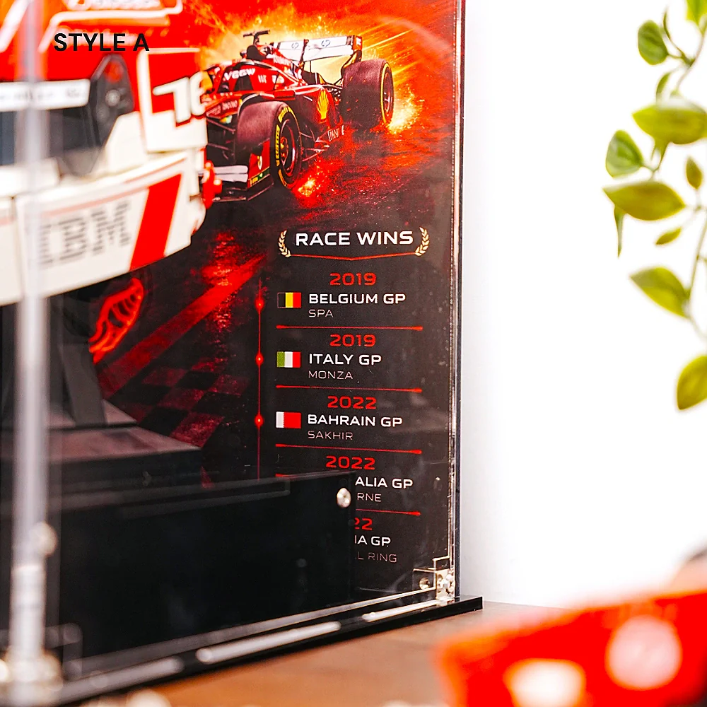 Acrylic Display Case for LEGO® Editions Scuderia Ferrari HP Helmet (43014)&(43022) - Image 9