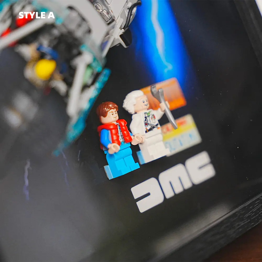 LEGO Display Case for Time Machine from Back to the Future(77256) - Image 6