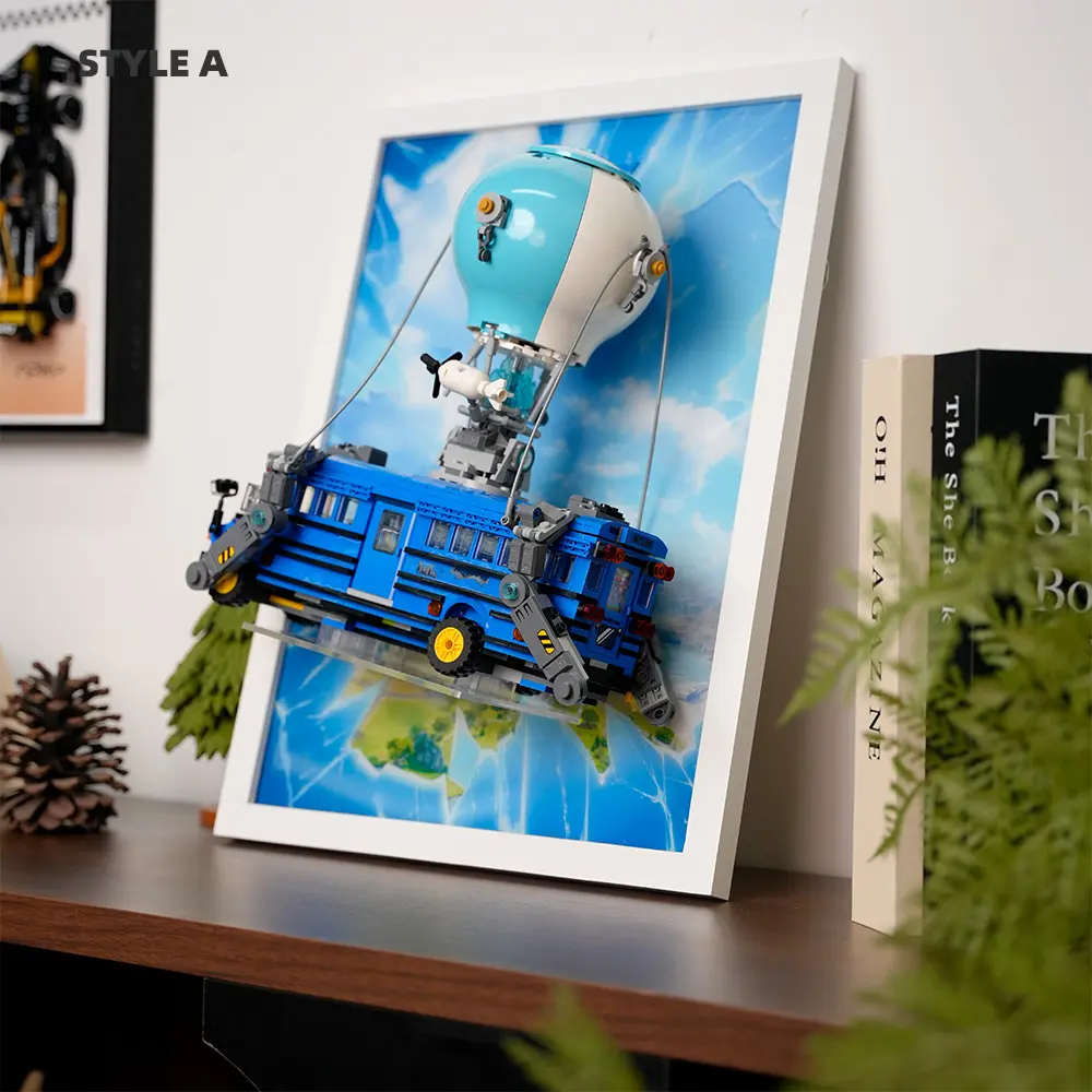 LEGO Display Frame for Battle Bus (77073) - Image 4