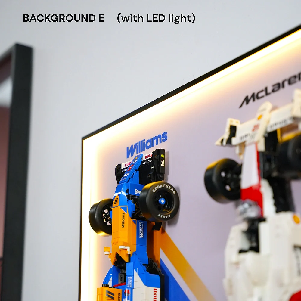 Wall Display Frame for LEGO® F1 Legends (10330, 10353, 11375) - Image 12
