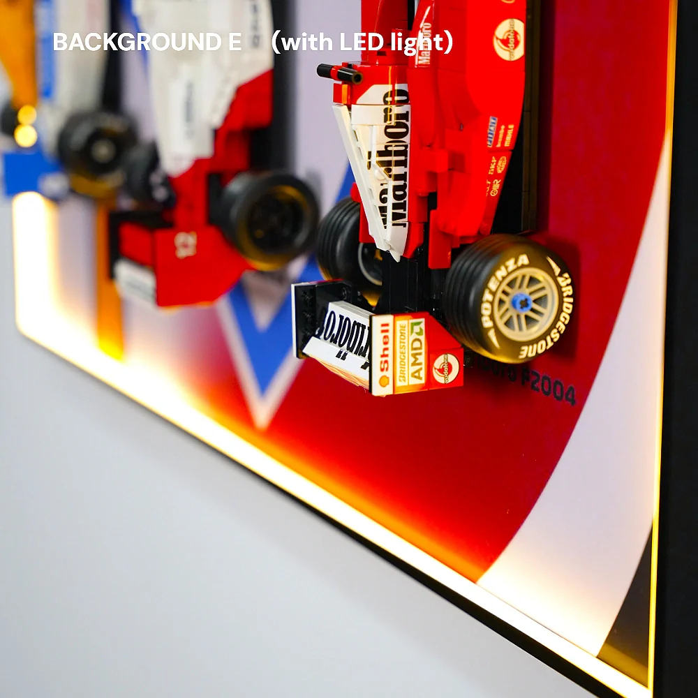 Wall Display Frame for LEGO® F1 Legends (10330, 10353, 11375) - Image 13