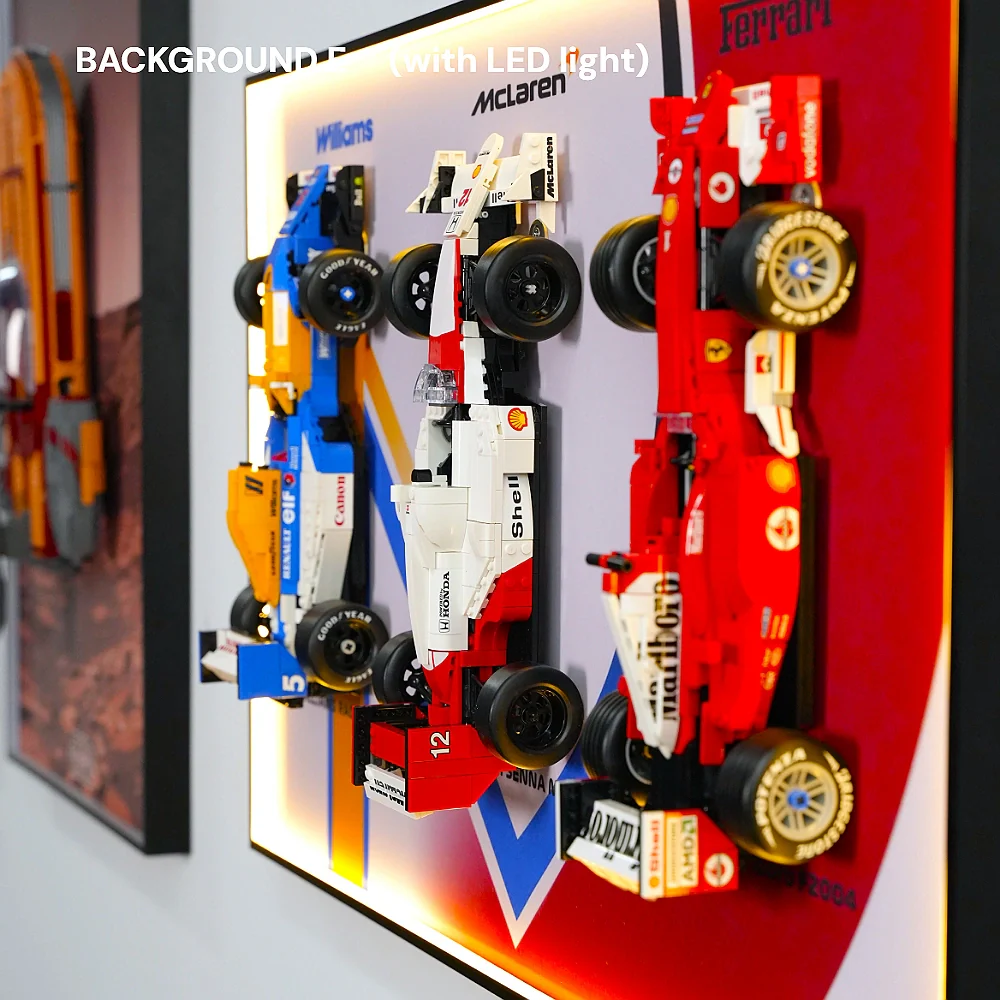 Wall Display Frame for LEGO® F1 Legends (10330, 10353, 11375) - Image 14