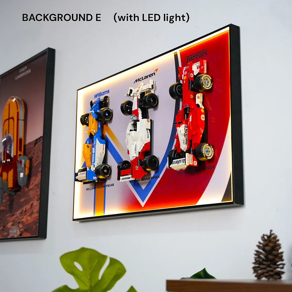 Wall Display Frame for LEGO® F1 Legends (10330, 10353, 11375) - Image 9