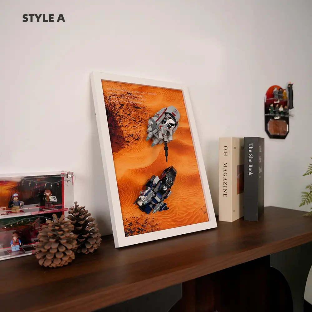 LEGO Display Frame for Imperial Dropship vs. Rebel Scout Speeder (40755) - Image 6