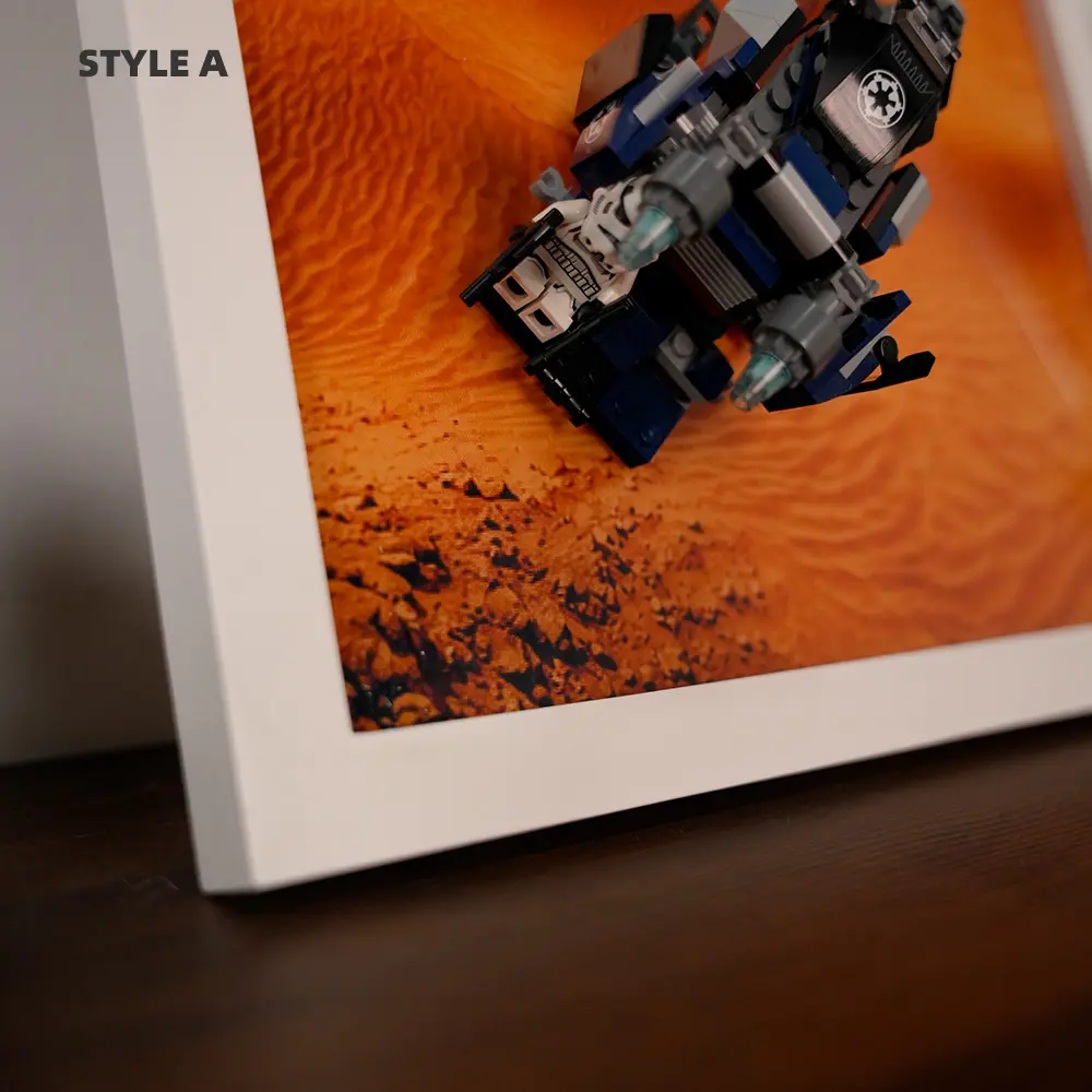 LEGO Display Frame for Imperial Dropship vs. Rebel Scout Speeder (40755) - Image 8