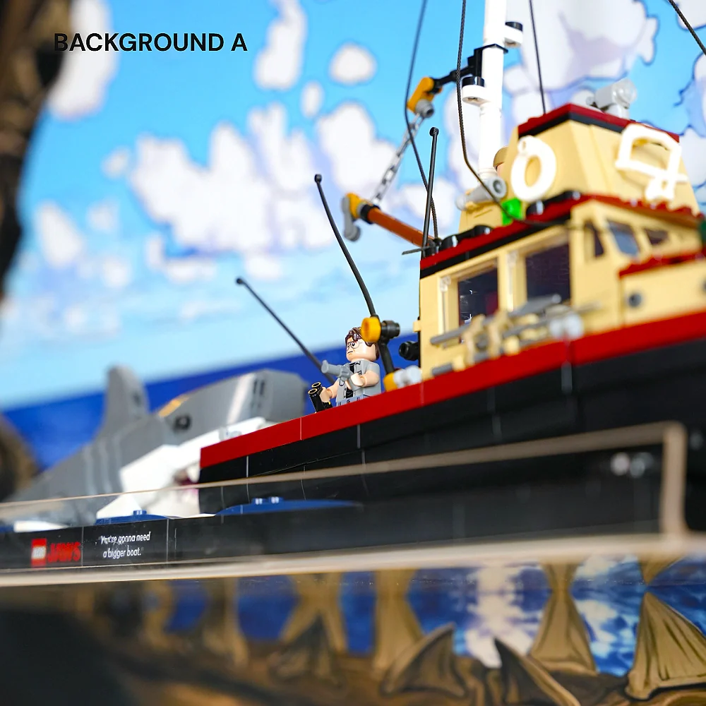 Wall Display Frame for LEGO® Ideas Jaws (21350) - Image 13