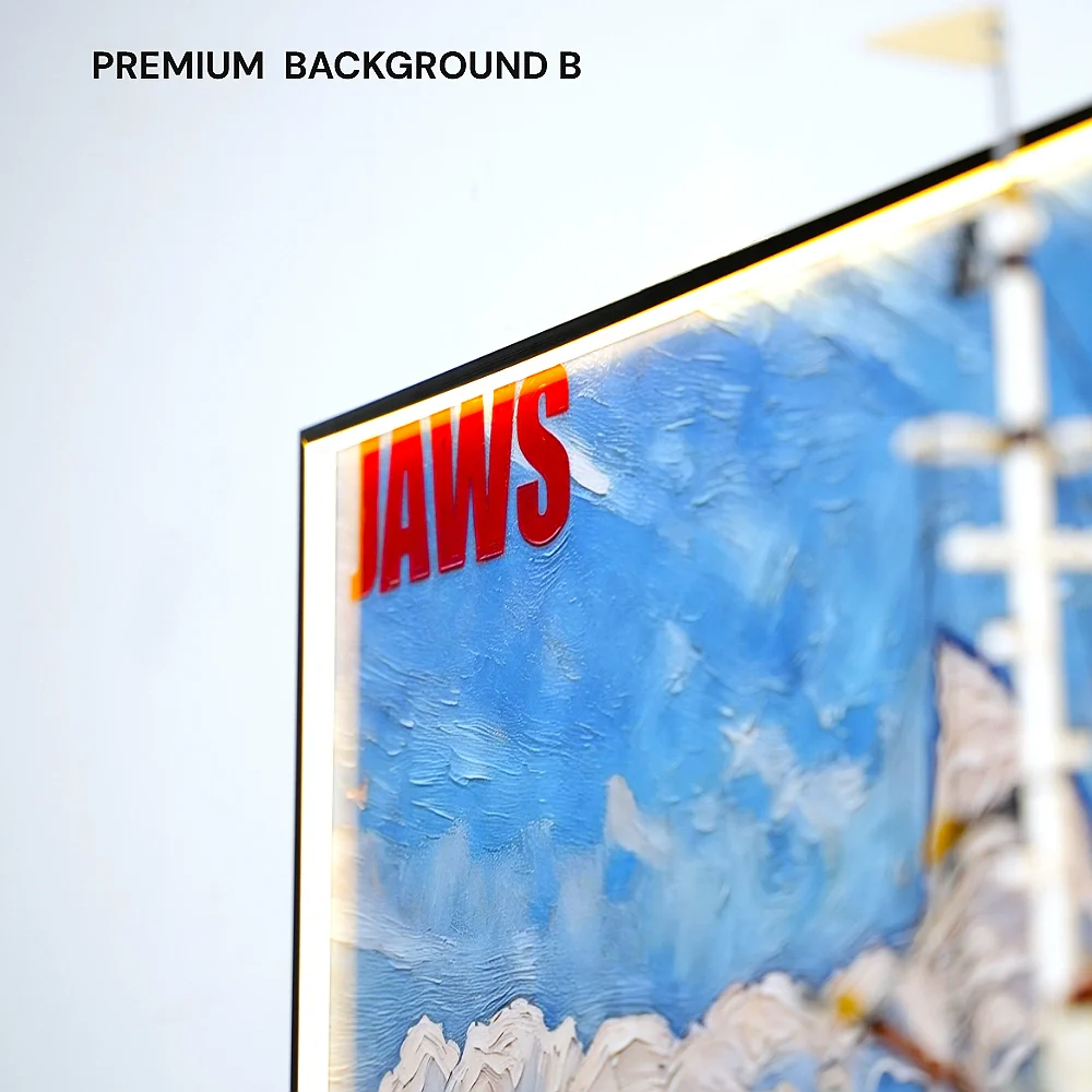 Wall Display Frame for LEGO® Ideas Jaws (21350) - Image 26