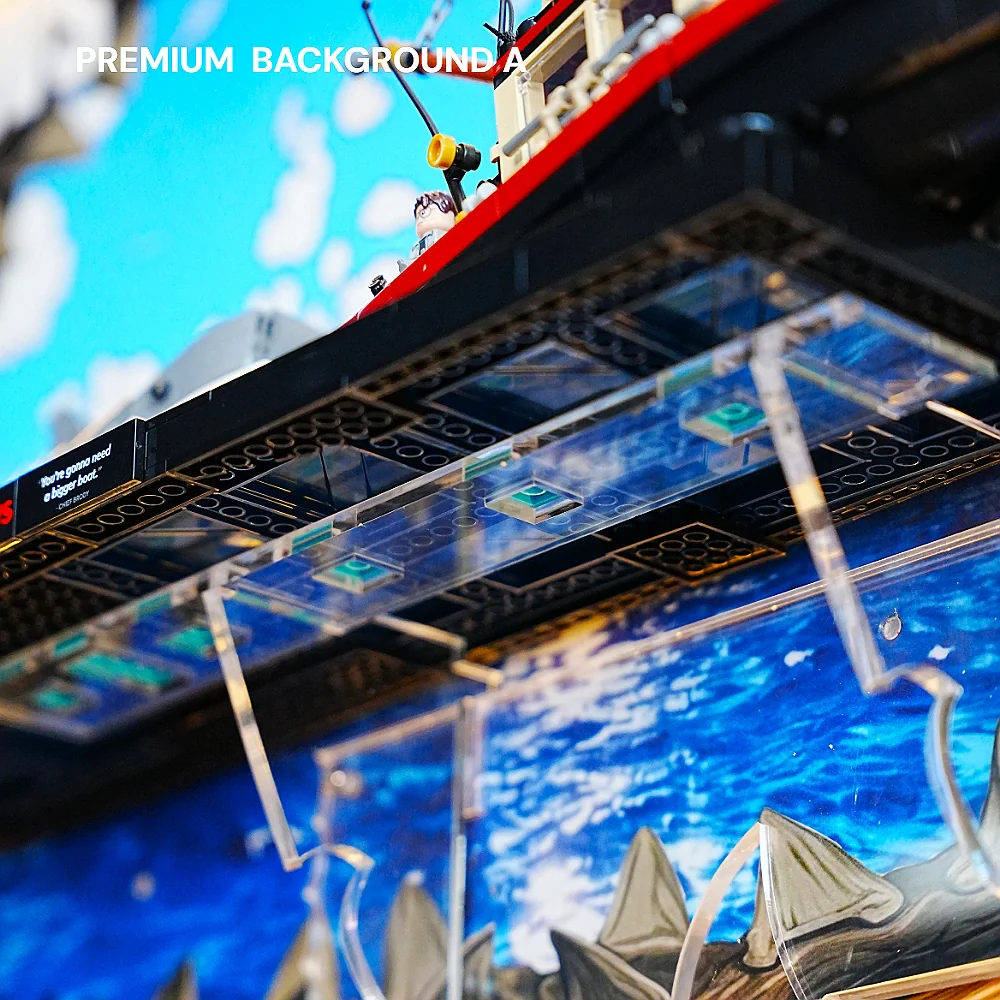 Wall Display Frame for LEGO® Ideas Jaws (21350) - Image 33