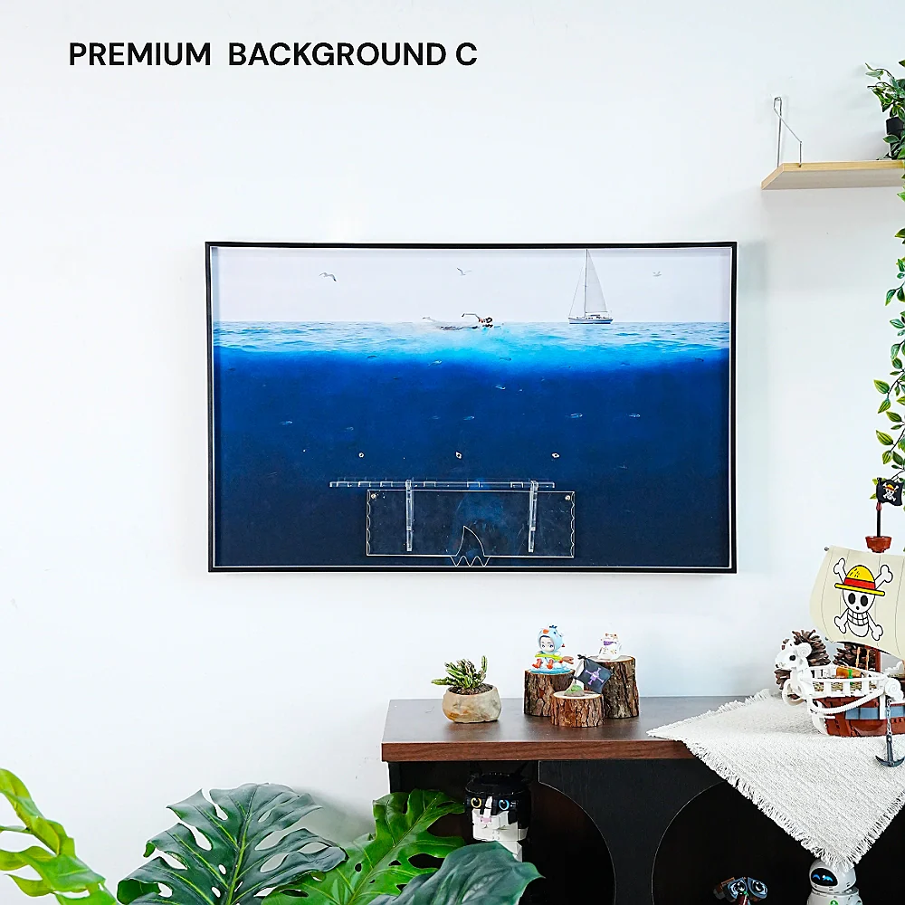 Wall Display Frame for LEGO® Ideas Jaws (21350) - Image 38