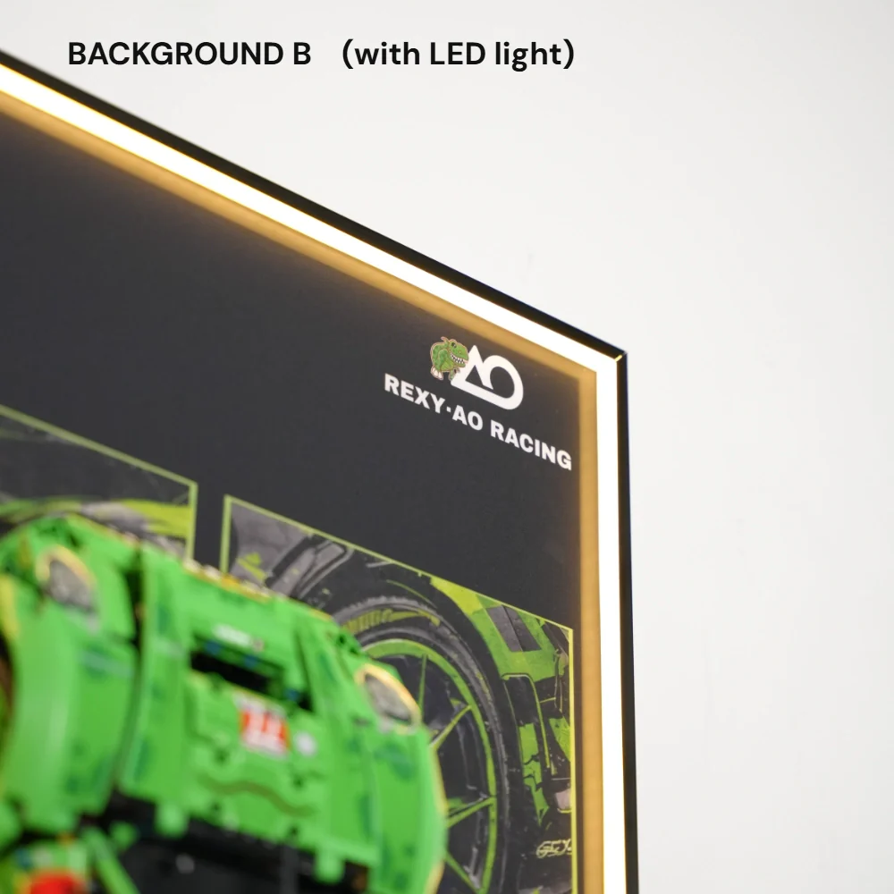 LEGO Display Frame for Porsche 911 GT3 R REXY AO Racing Car (42224) - Image 12