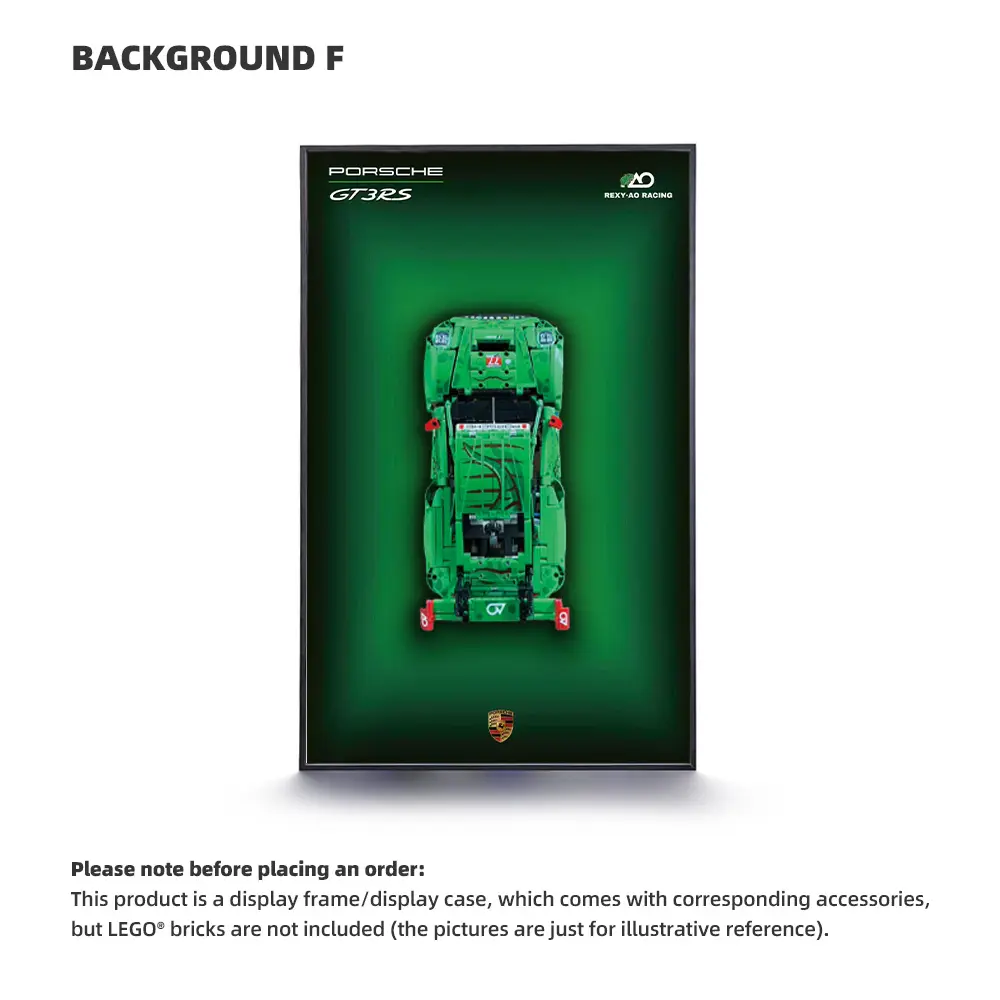 LEGO Display Frame for Porsche 911 GT3 R REXY AO Racing Car (42224) - Image 7