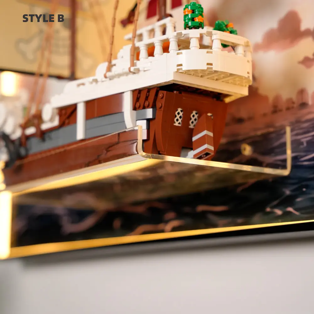 LEGO Display Frame for The Going Merry Pirate Ship in One Piece (75639) PLUS - Image 15