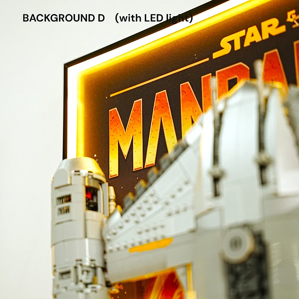 Wall Display Frame for LEGO® Star Wars™ The Mandalorian's N-1 Starfighter (75442)|Pre-order products will be shipped within 15 days - Image 9