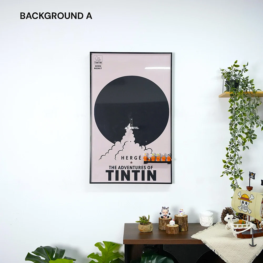Wall Display Frame for LEGO® Tintin Moon Rocket (21367) - Image 13