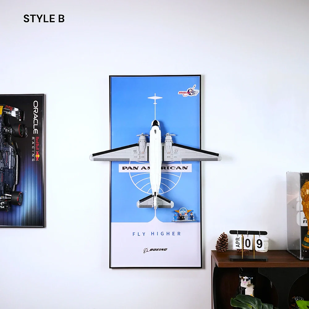 Wall Display Frame for LEGO® Douglas DC-3 PAN AM Airliner (11378) - Image 12